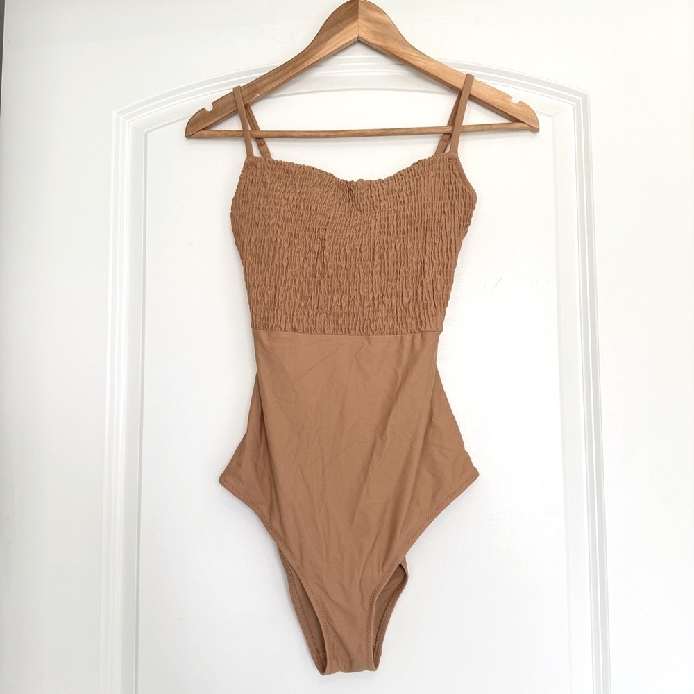 Aerie Tan One Piece Swimsuit